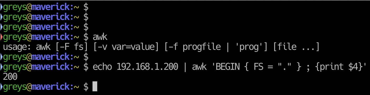 awk-command