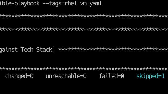 Ansible Playbook with RedHat tag