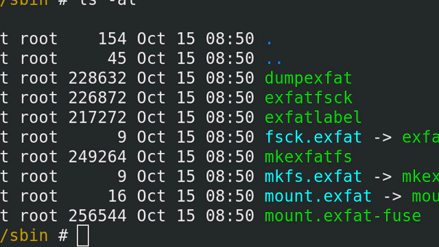 exFAT in RHEL8