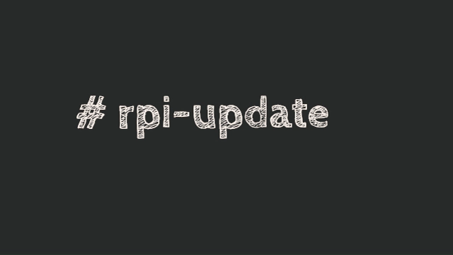 rpi-update command