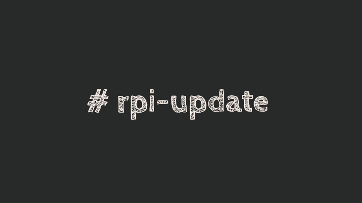 rpi-update command