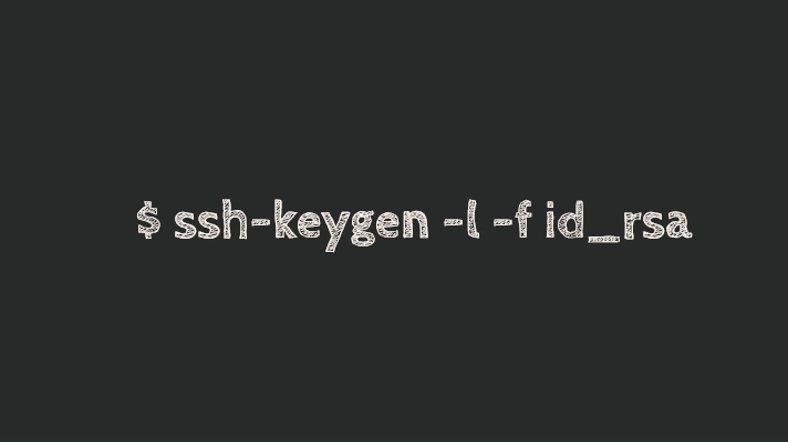 Inspect SSH keys with ssh-keygen