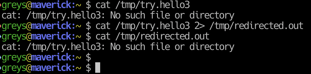 Unix Input/Output Redirection