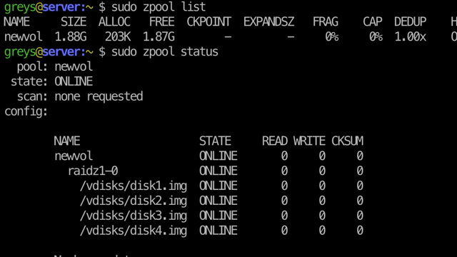 ZFS in Ubuntu 20.04
